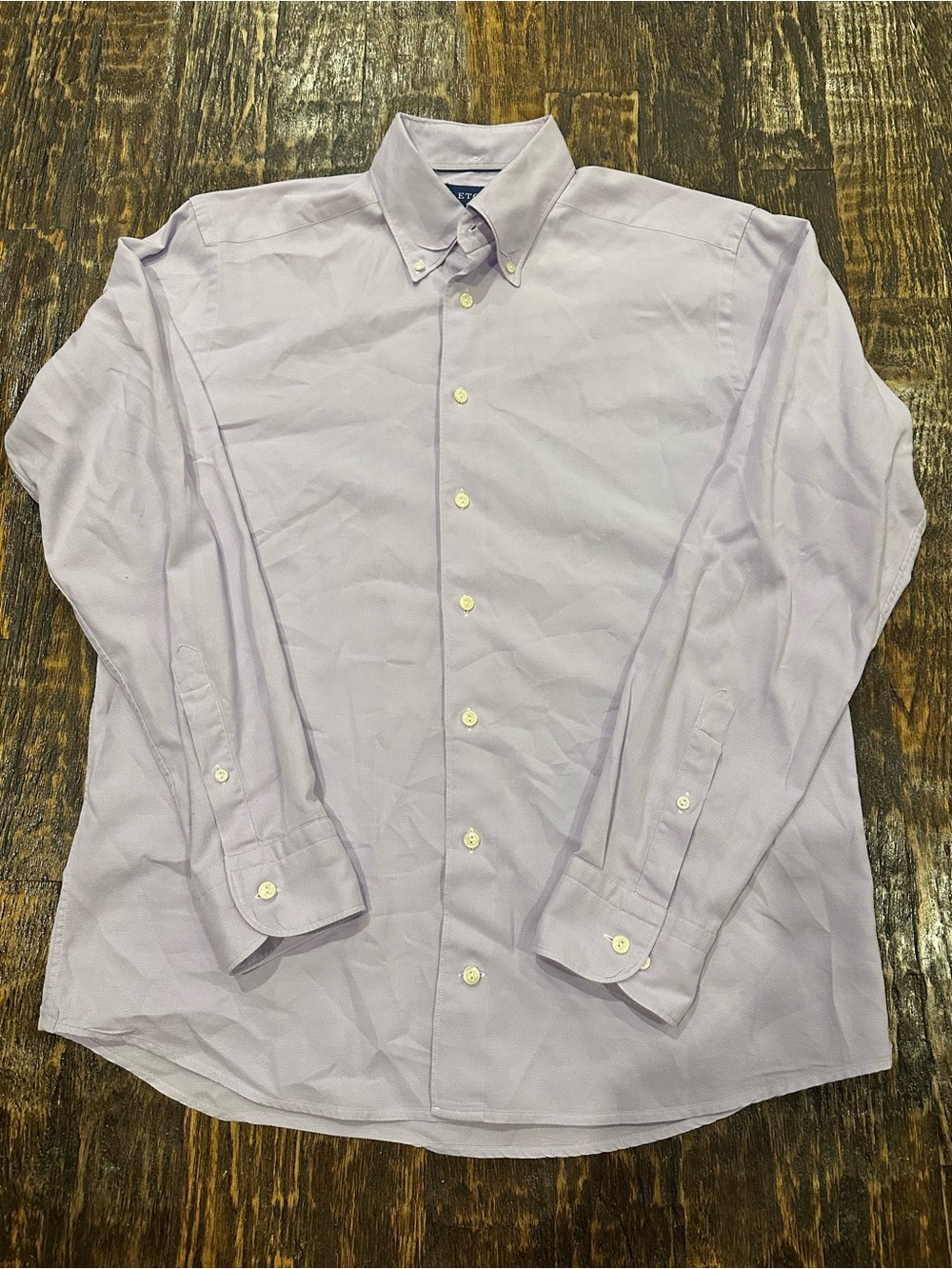 Eton Light Lavender Button-Down Dress Shirt